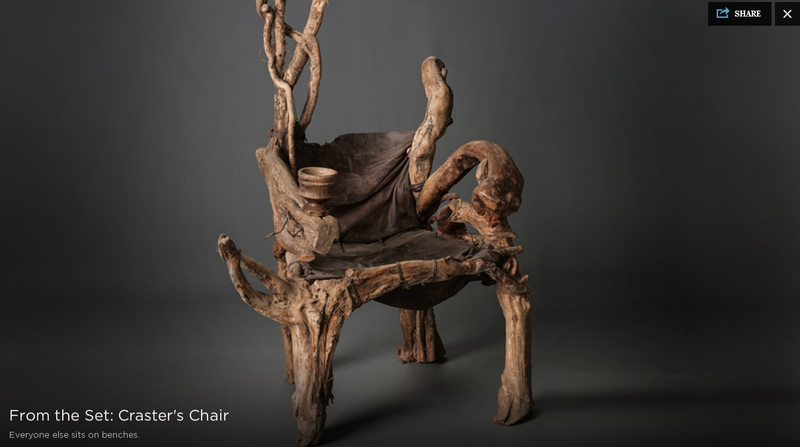Illustration for article titled Take a closer look at some of the sets and props from the latest episode of Game Of Thrones